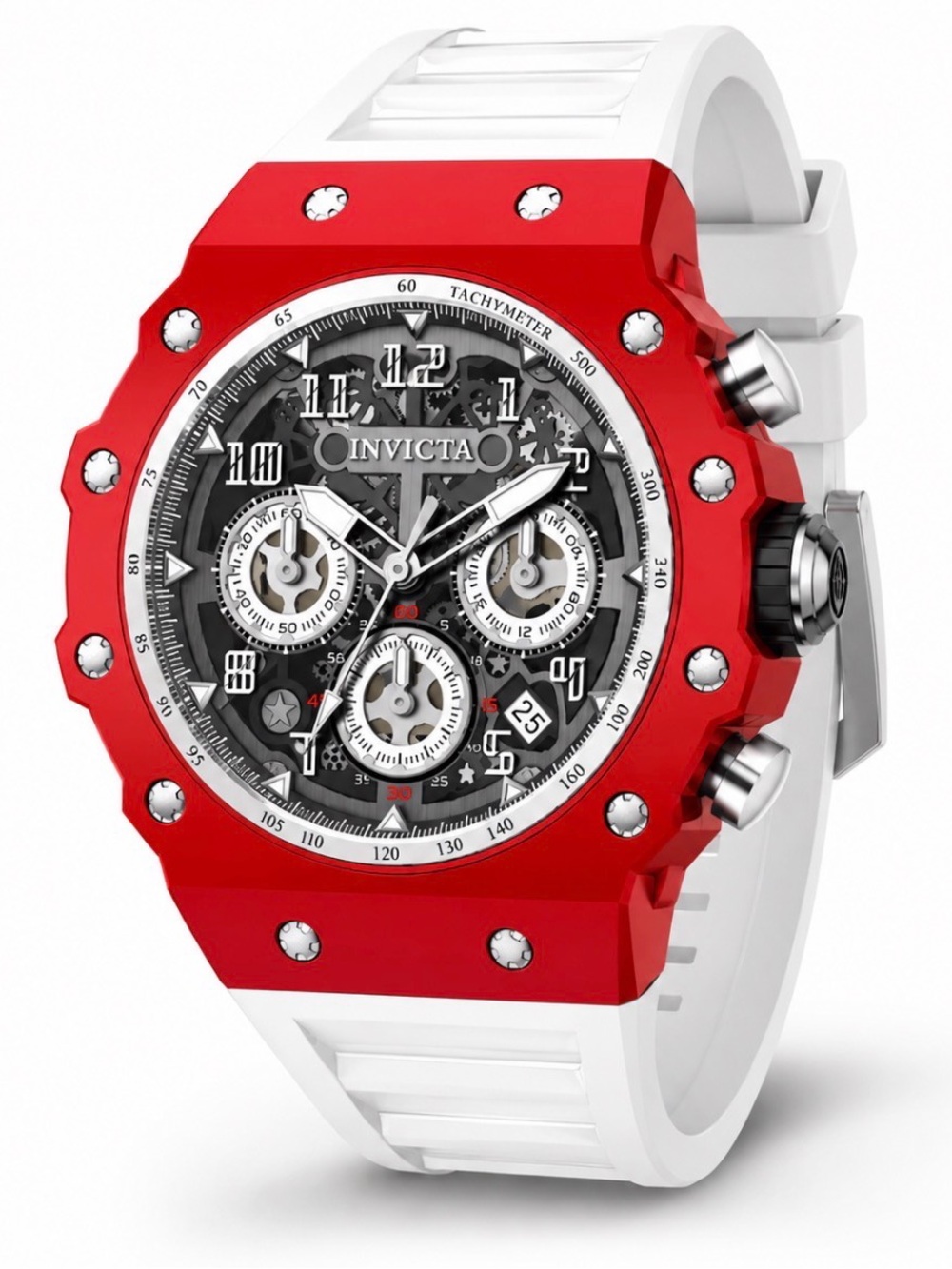 🔥 NEW Invicta Racing Vaulthan Men's Watch - 44mm White (69647) 📦